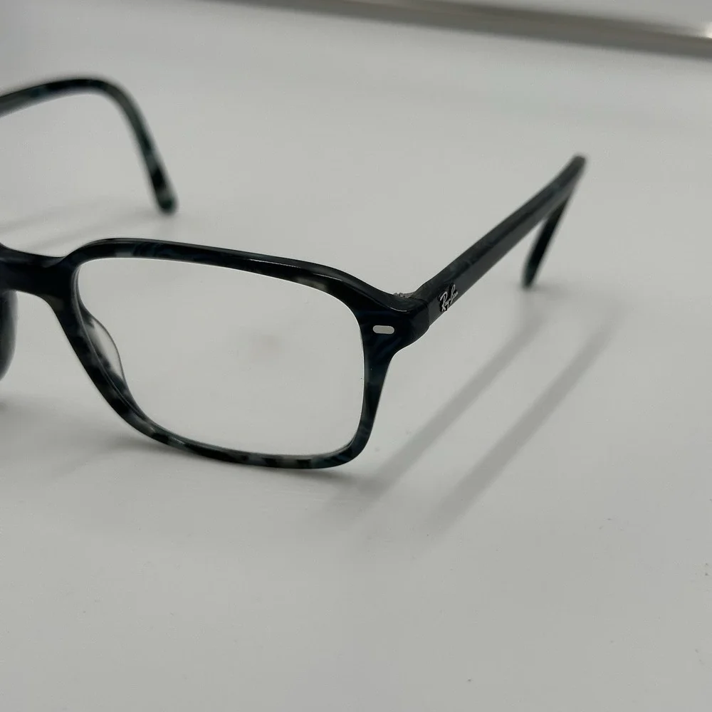 Ray Ban Mens Raimond Large Square Eyeglasses RB5431 Fantasy Blue Frames Only